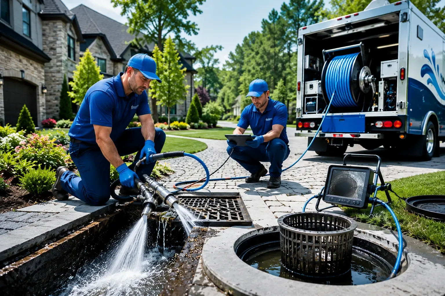 Local outdoor drain cleaning professionals in Ellinger, TX